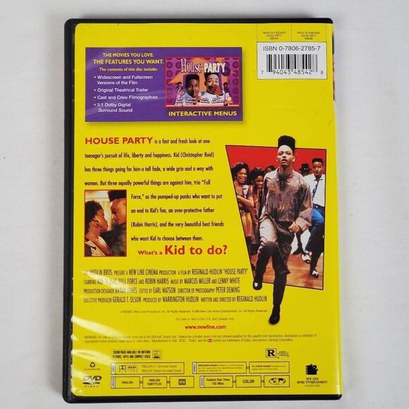 House Party (DVD) Kid ‘N Play Comedy Classic - Picture 3 of 3